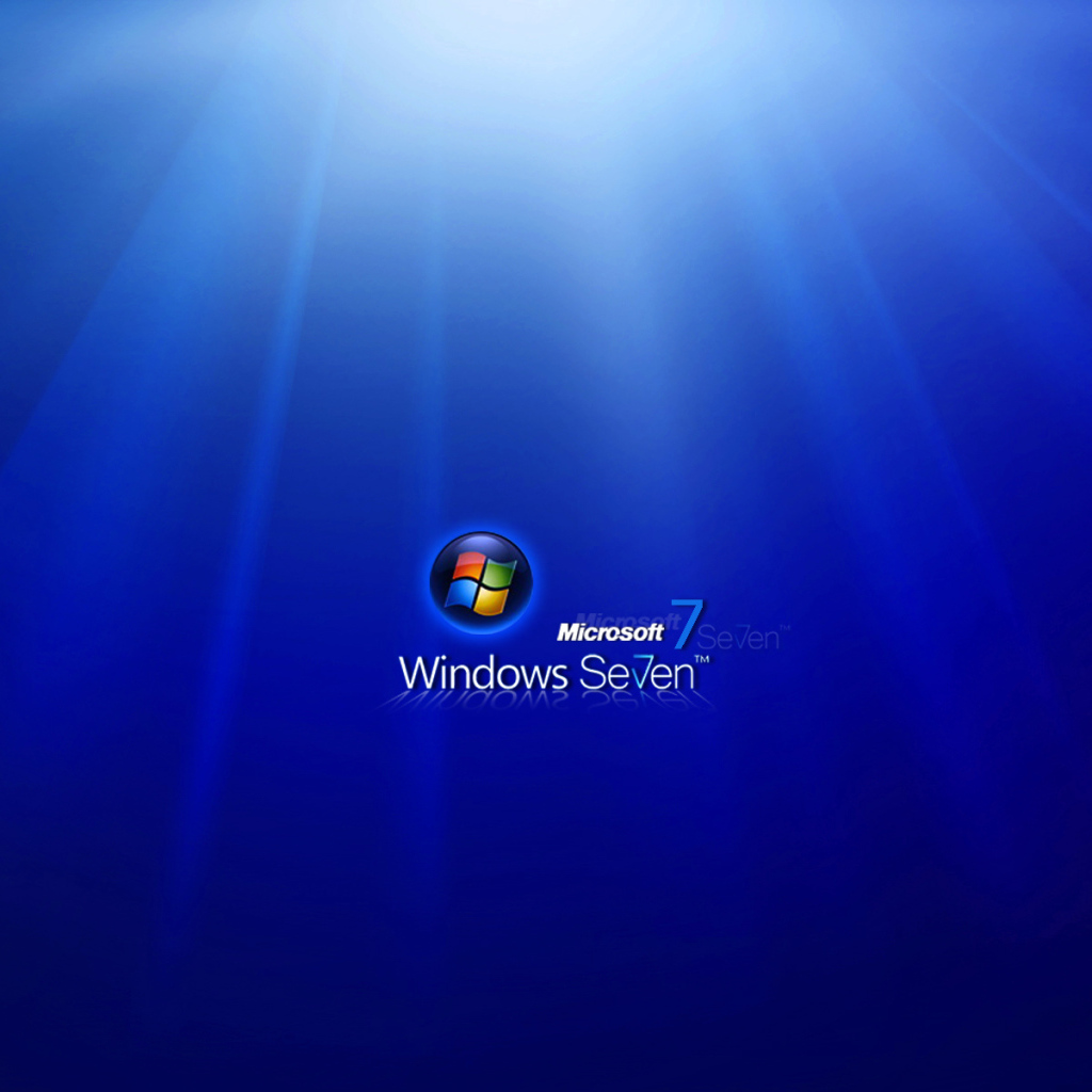 windows 7 blue