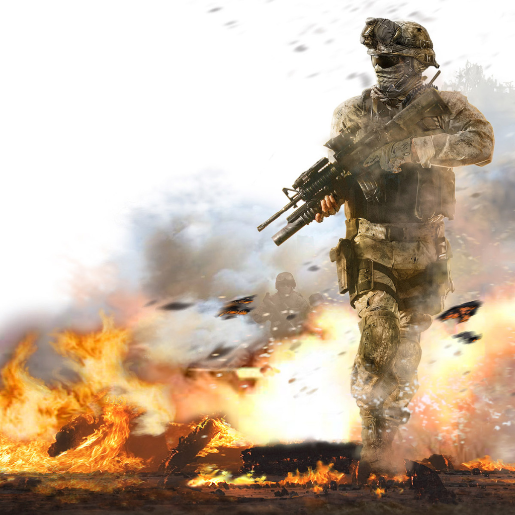 Вооруженный солдат