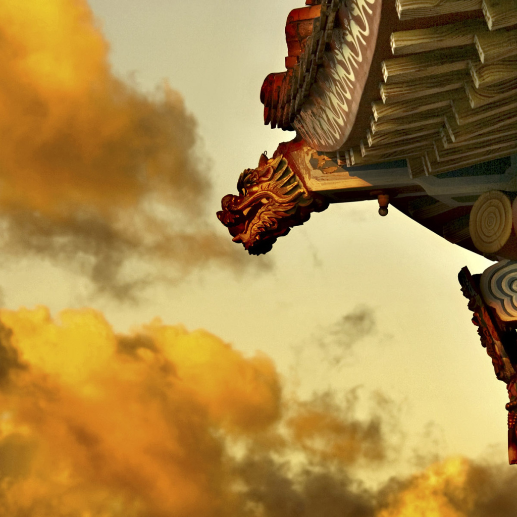 Декор в виде дракона