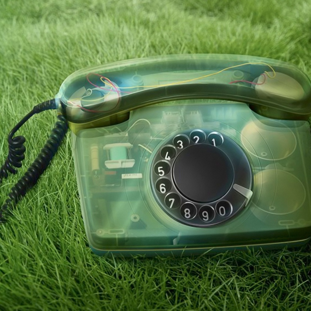 Зеленый телефон