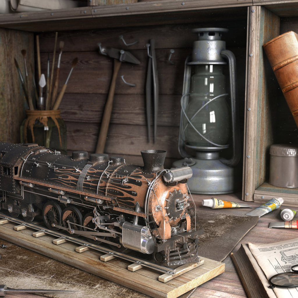 Игрушечный поезд