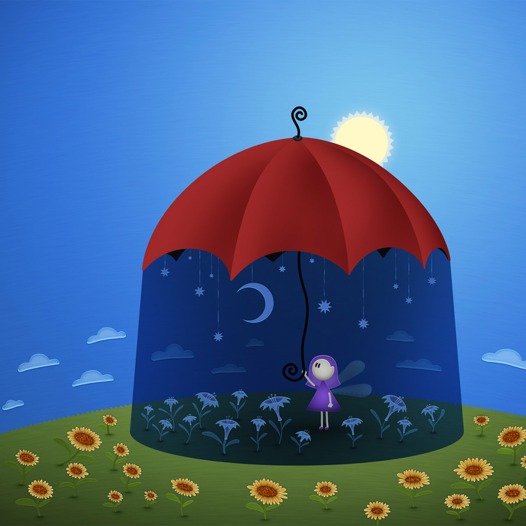 Ночь под зонтом