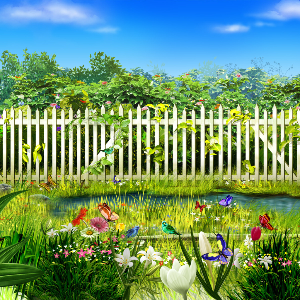 Цветущий сад