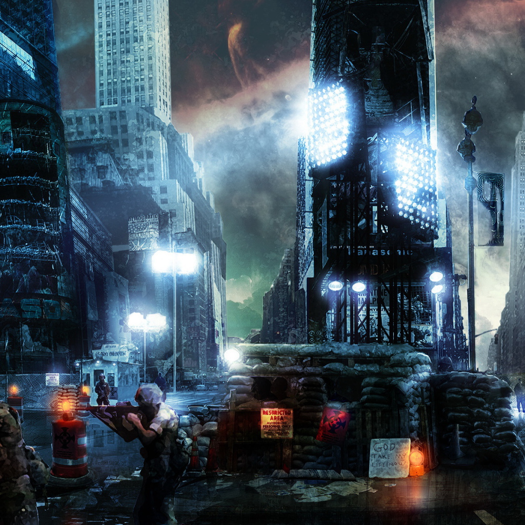 Блокпост на Таймс сквер