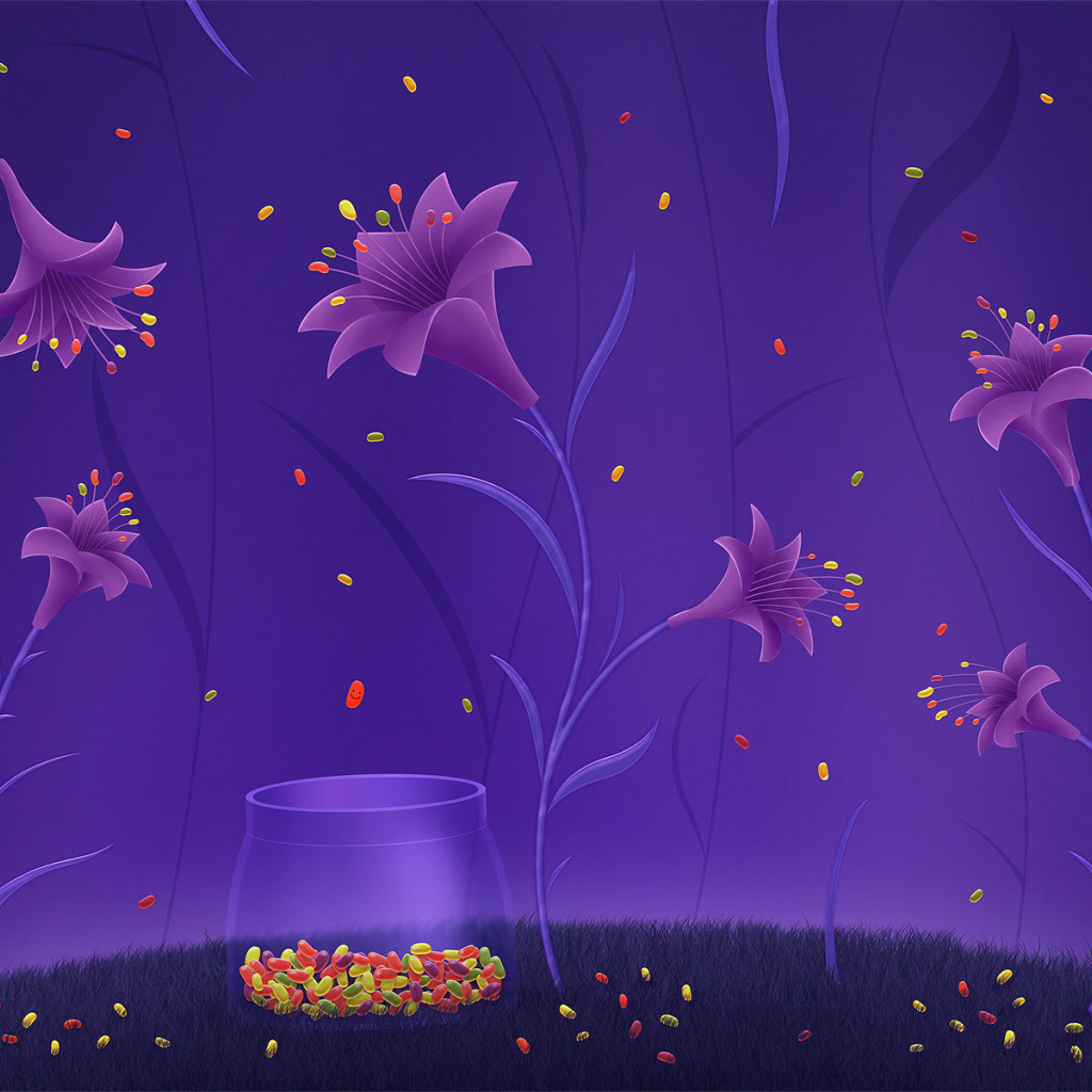 Цветы конфеты