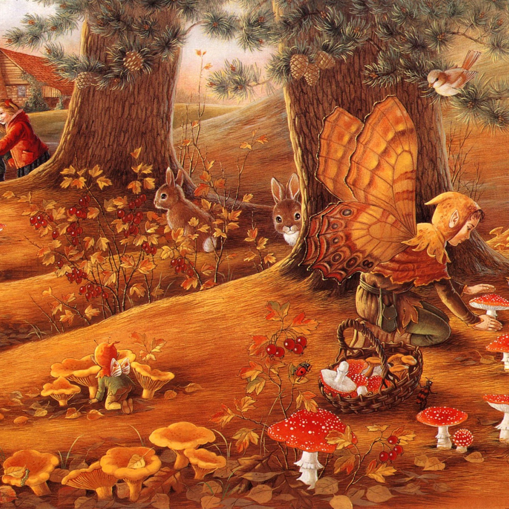 Веселые грибы