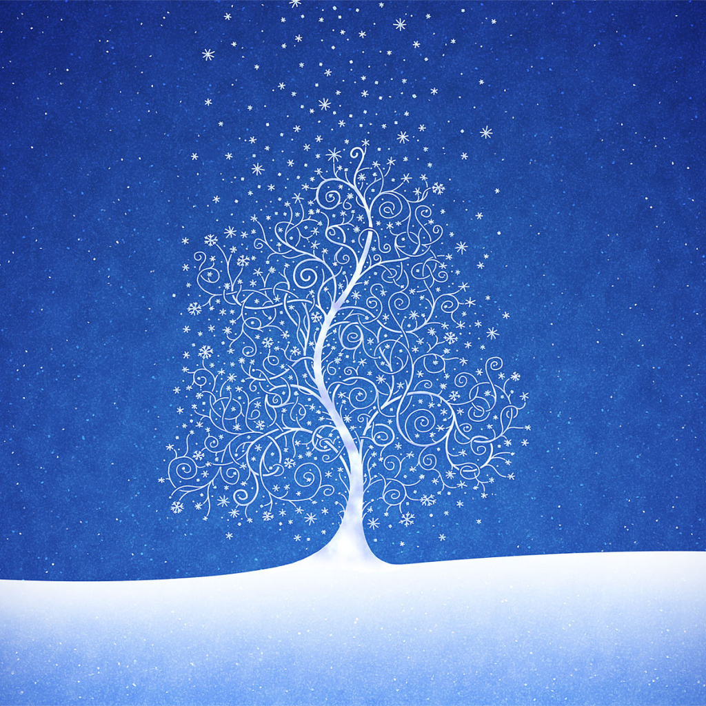 Снежное дерево