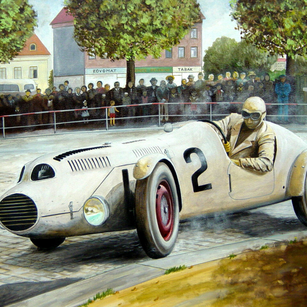 Спортивный ретро автомобиль