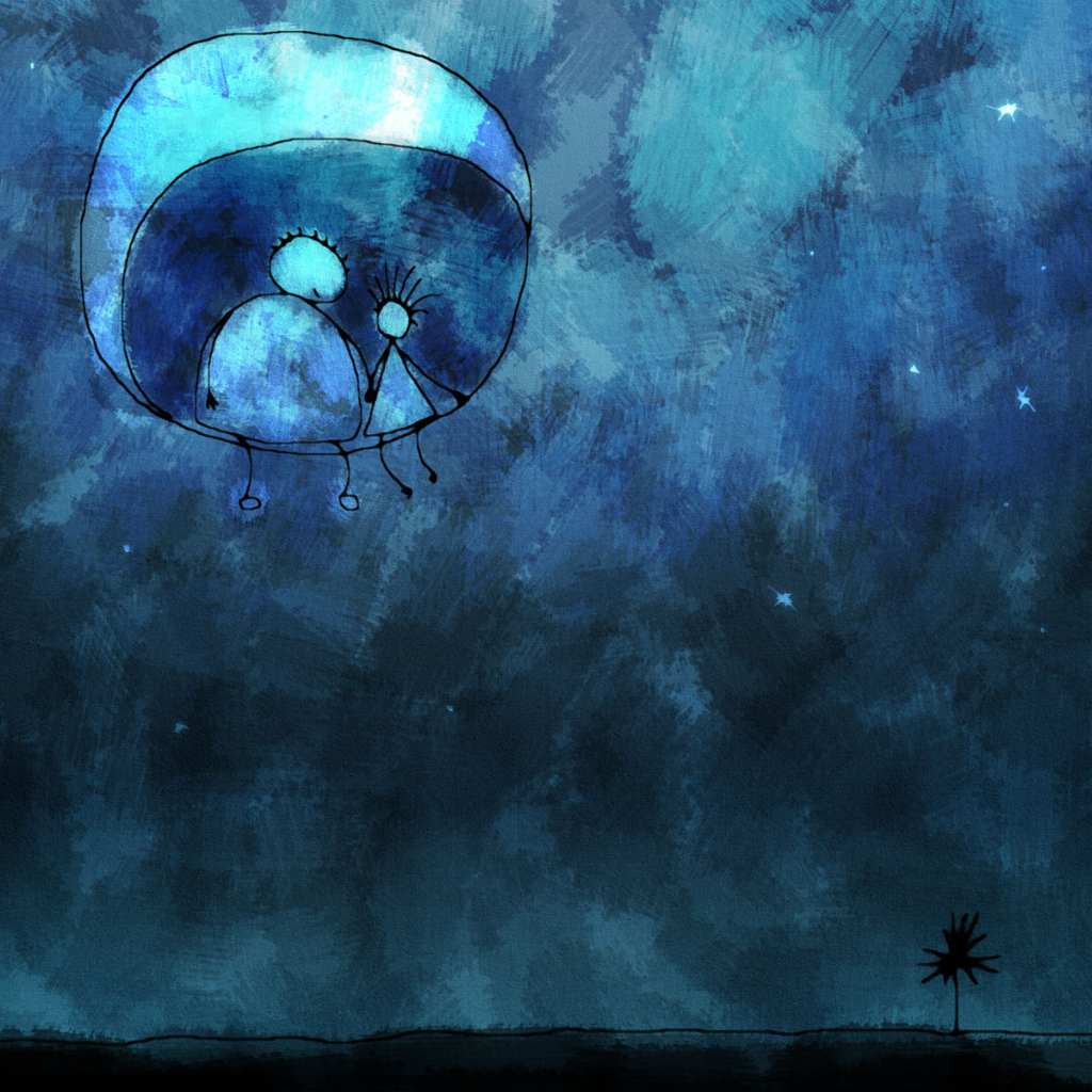 Двое на Луне