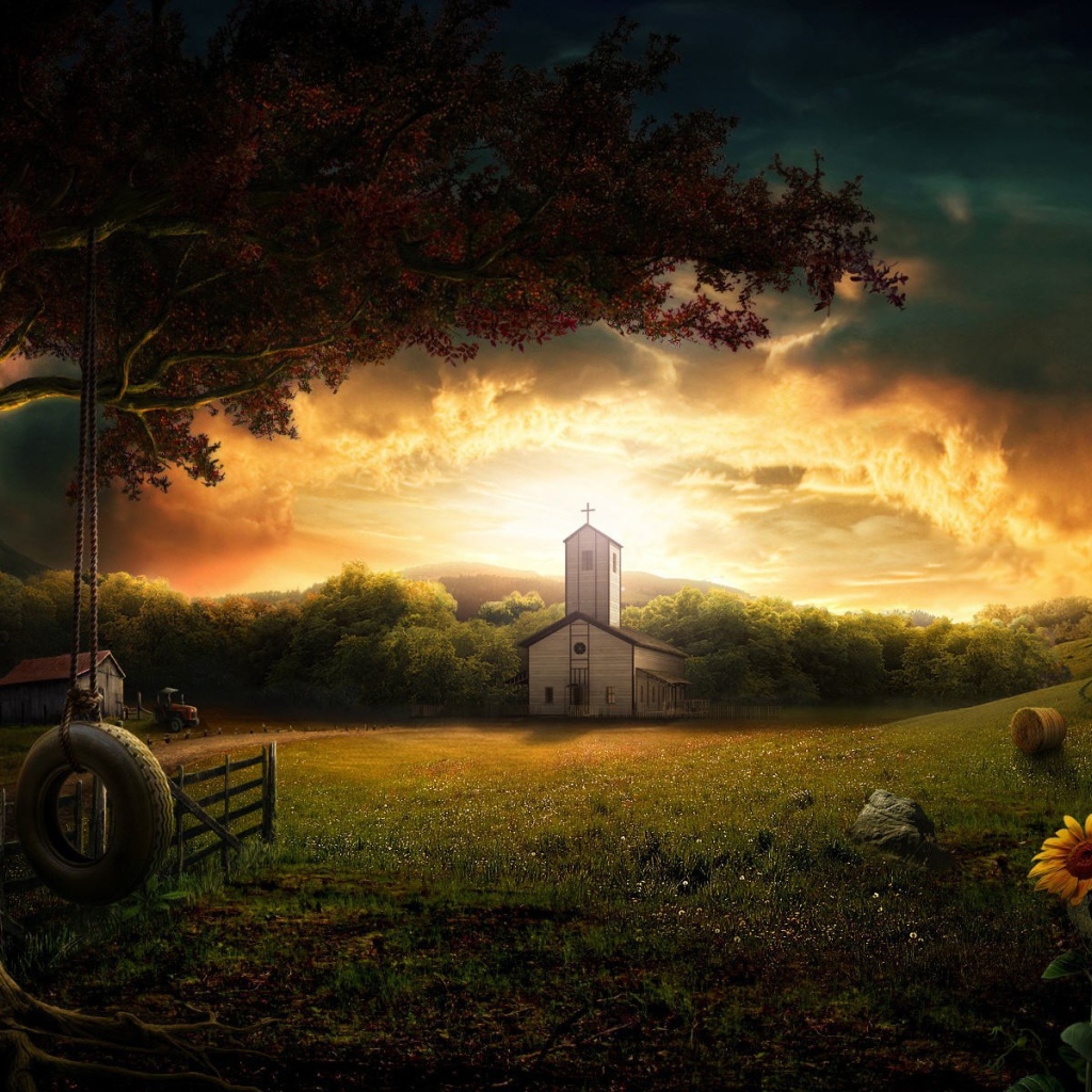 Деревенская церковь