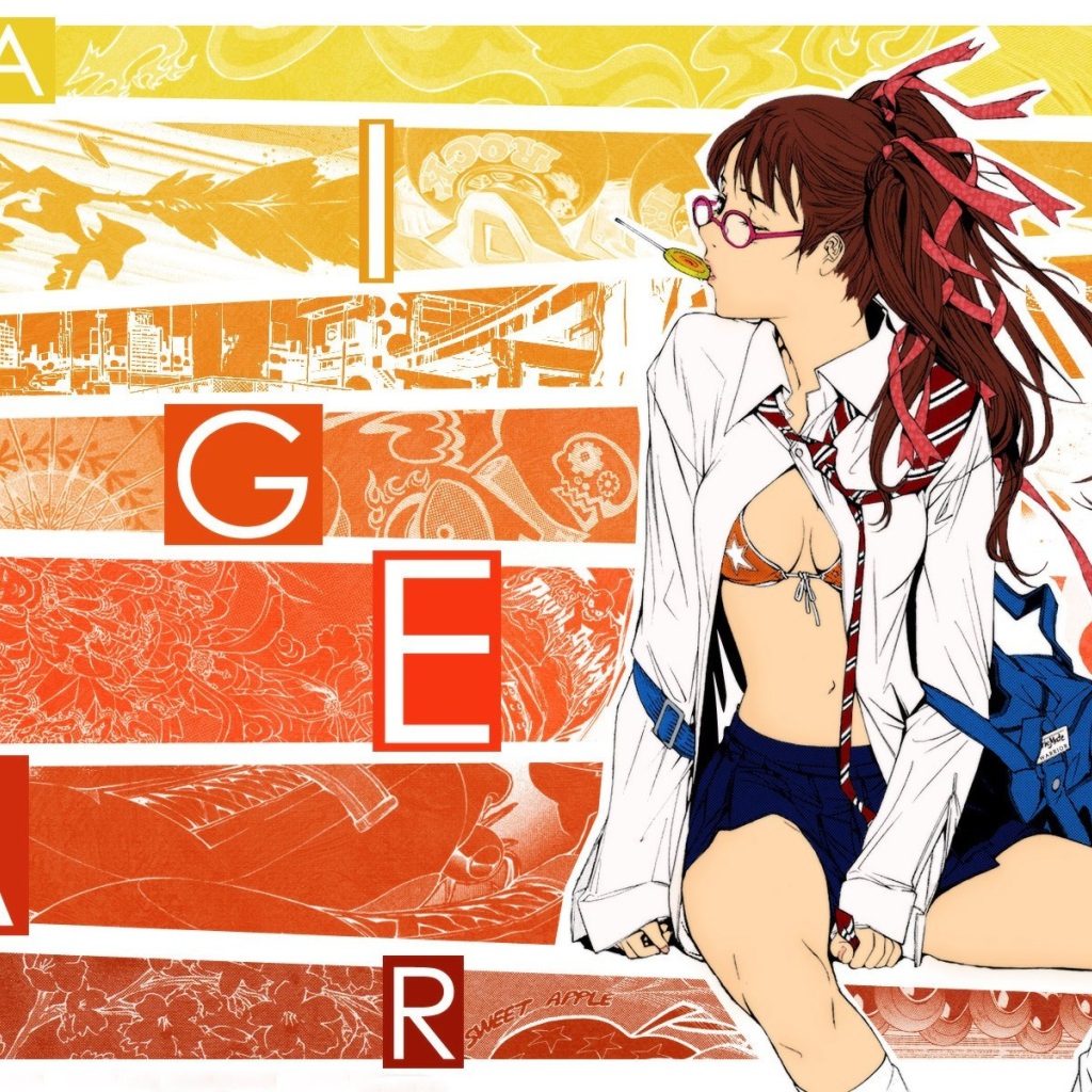 Девушка с леденцом