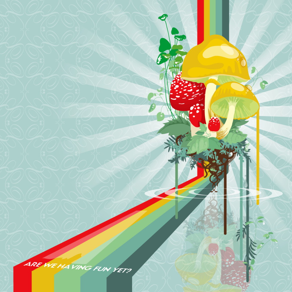 Разноцветные грибы