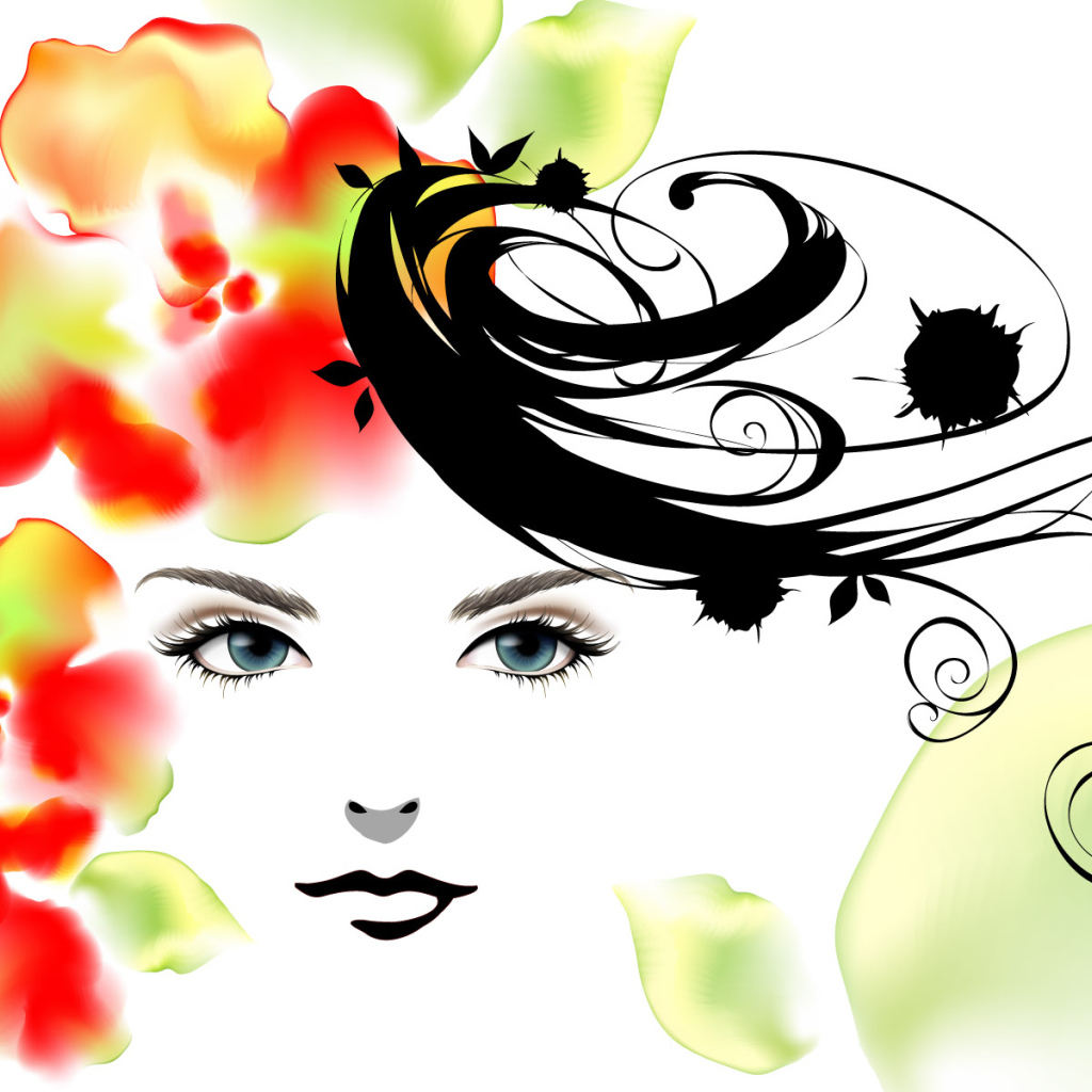 Рисованная дама