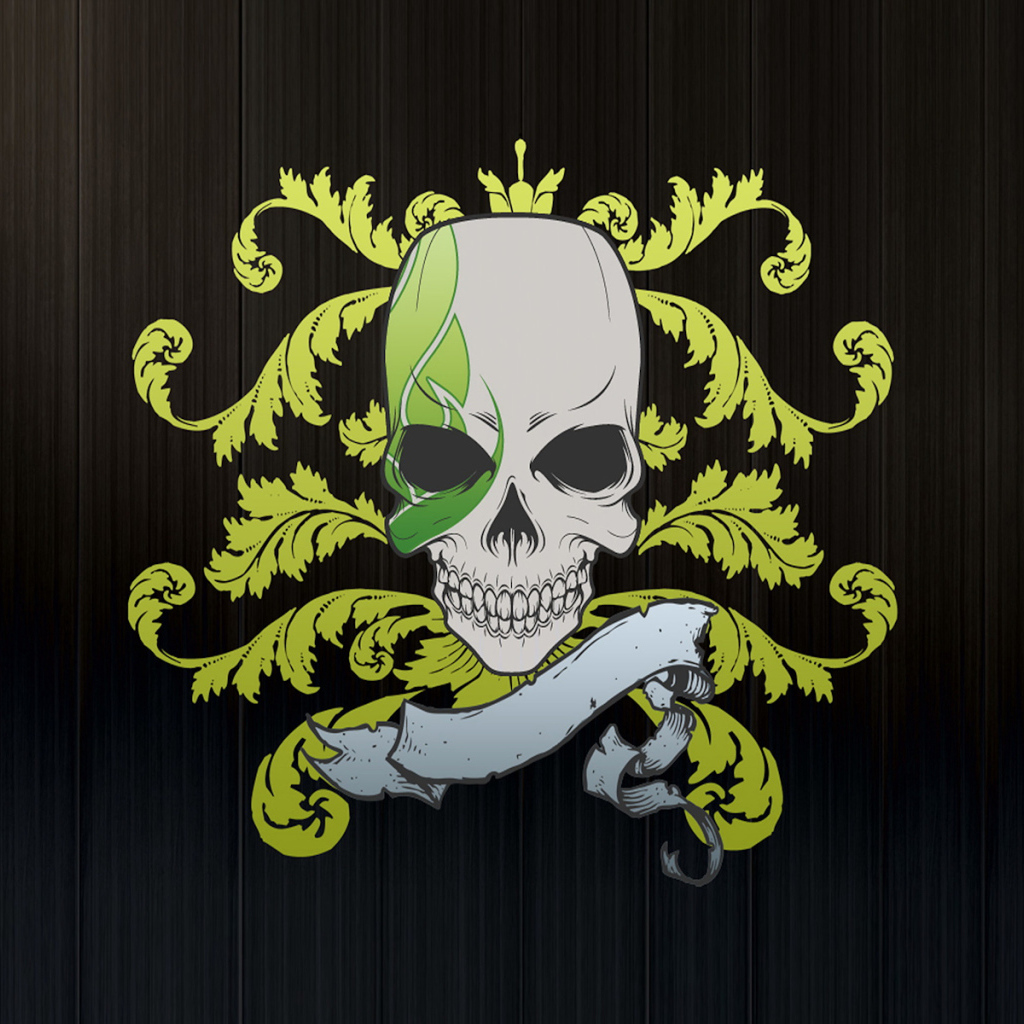 Эмблема с черепом