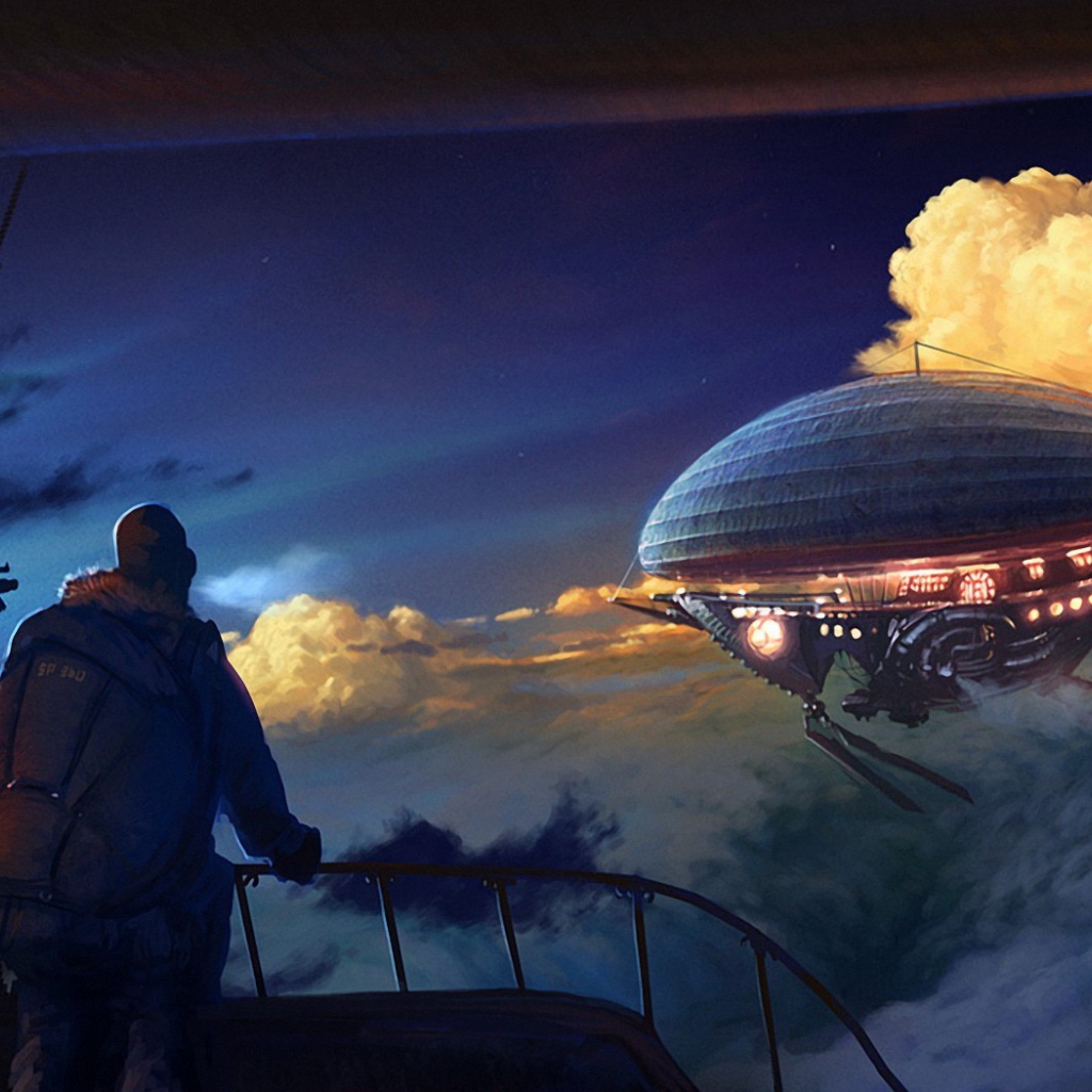 Погоня за летающим кораблем