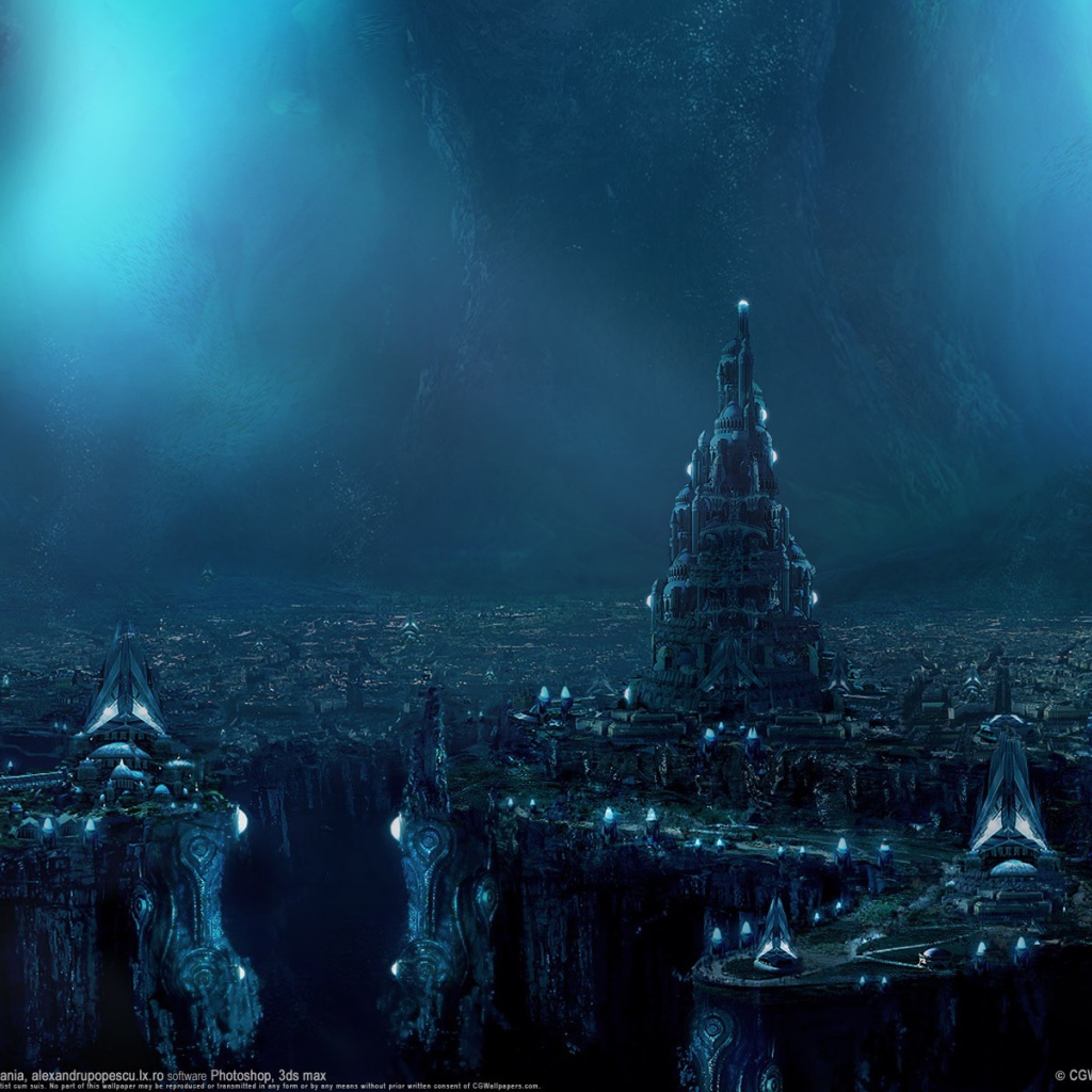 город в скале