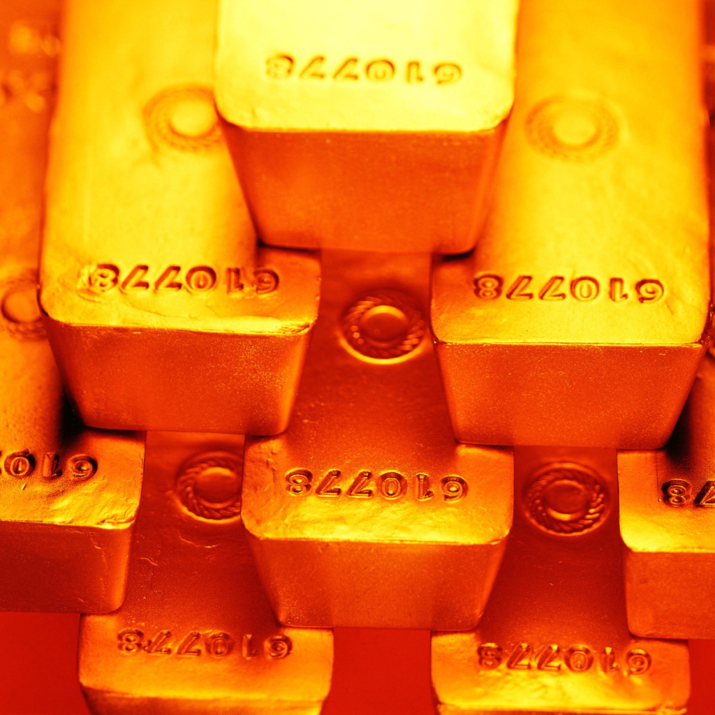 Слитки из золота