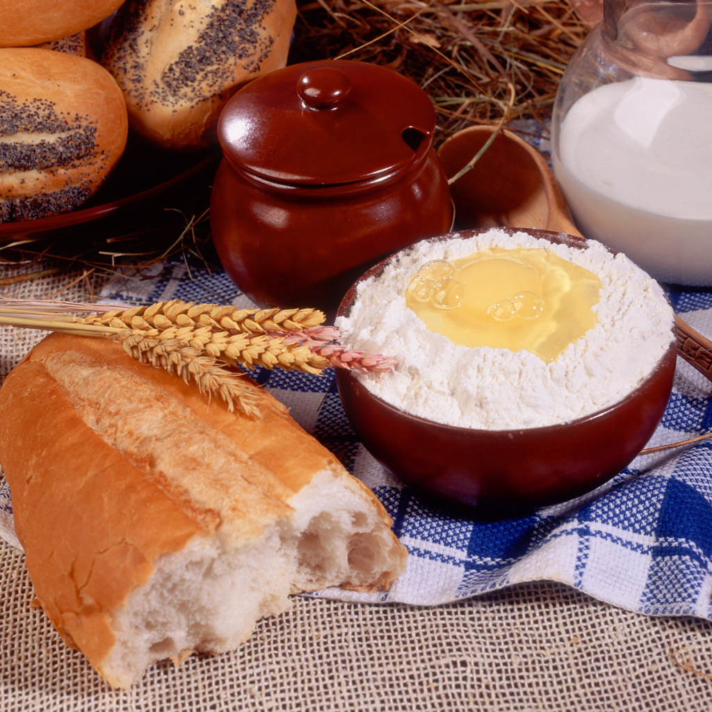 Хлеб творог яйцо