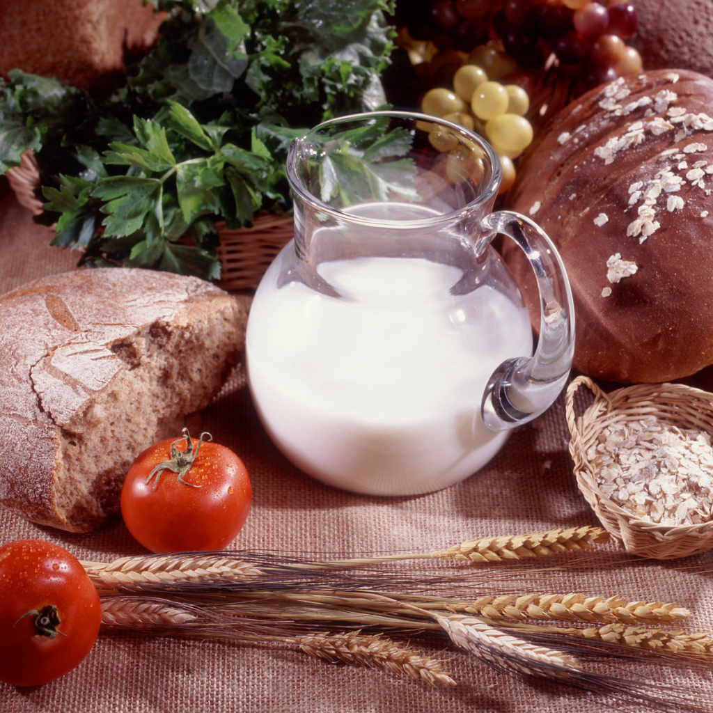 Ржаной хлеб с молоком