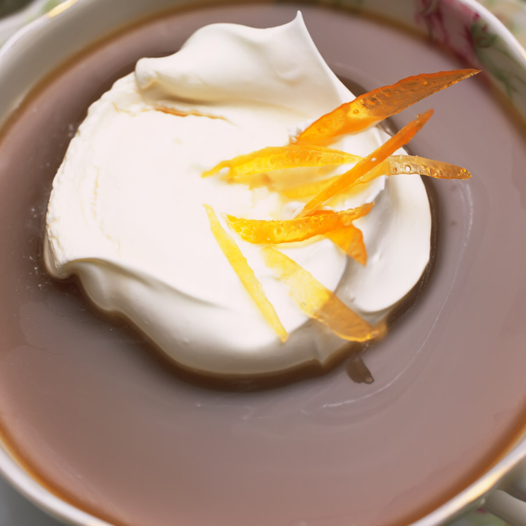 Чай со сливками