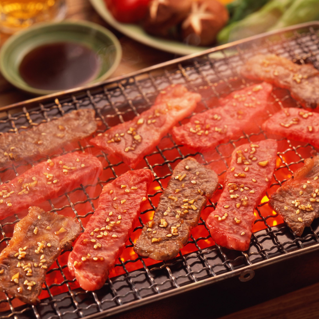 Барбекю кусочки мяса