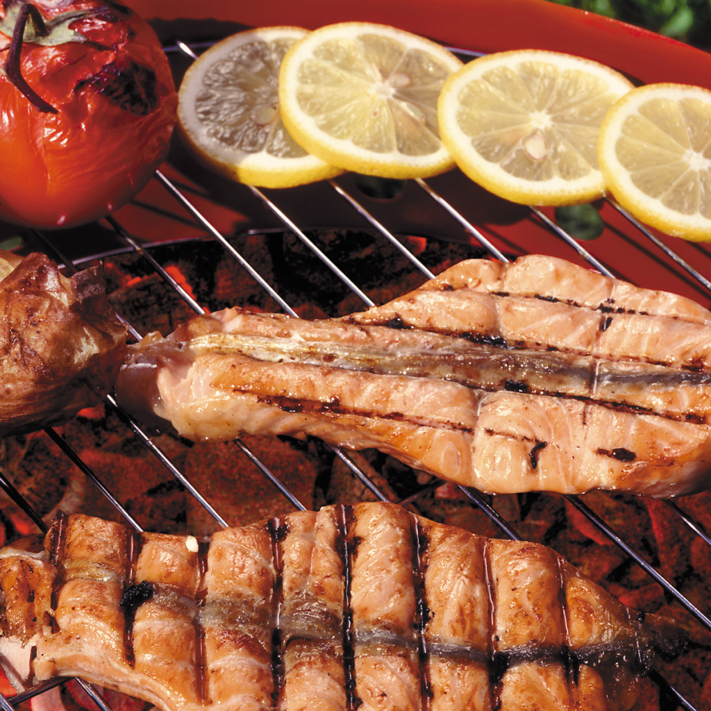 Жареное мясо с лимоном