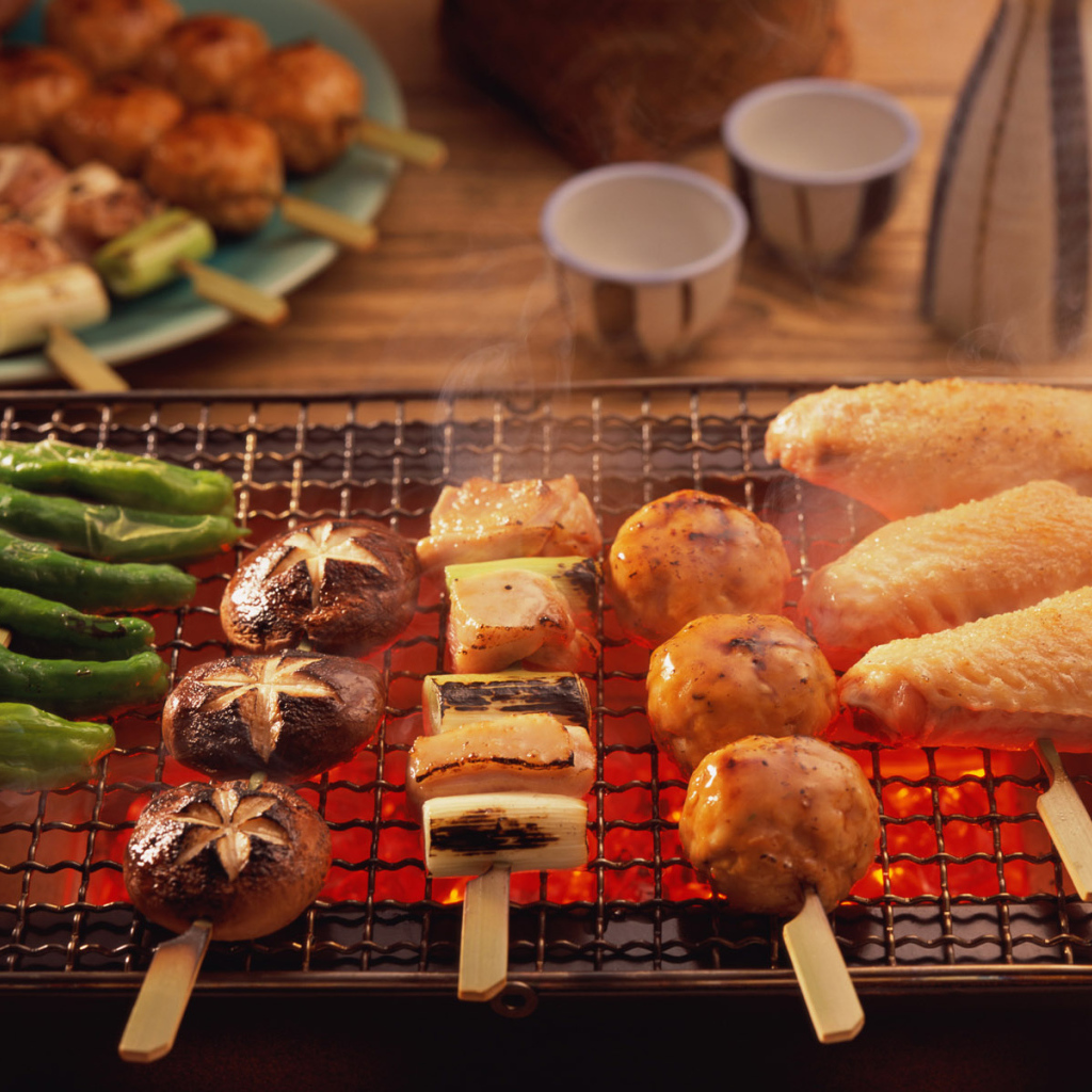 Мясо овощи барбекю