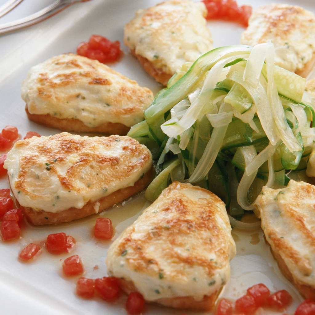 Мясо с плавленым сыром