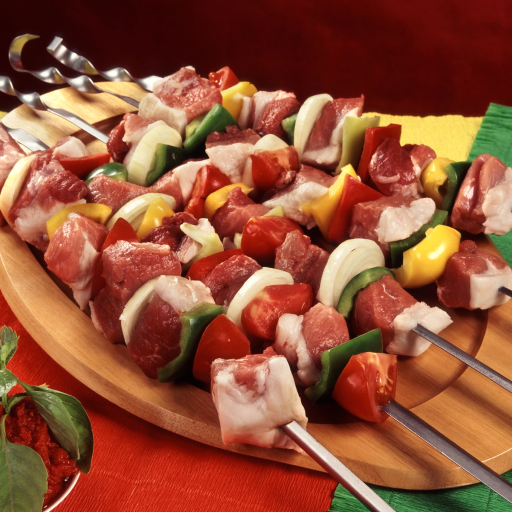 Не готовый шашлык