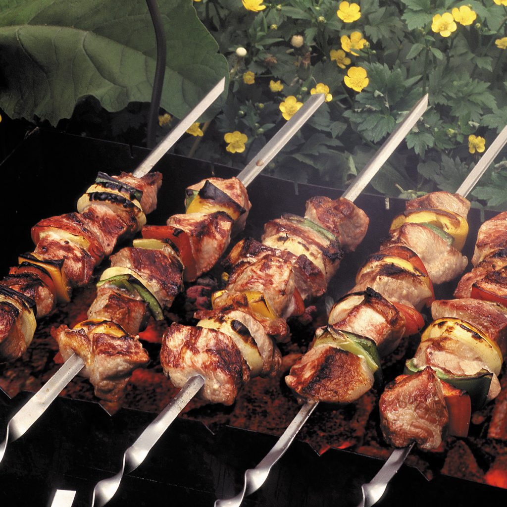 Мясо на жаровне