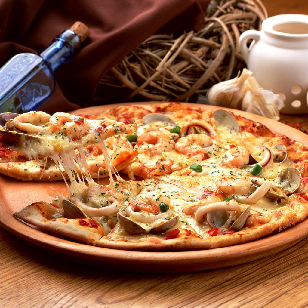 Пицца с грибочками