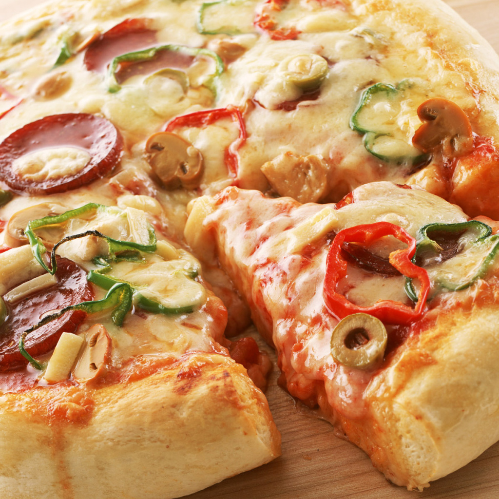 Пышная пицца