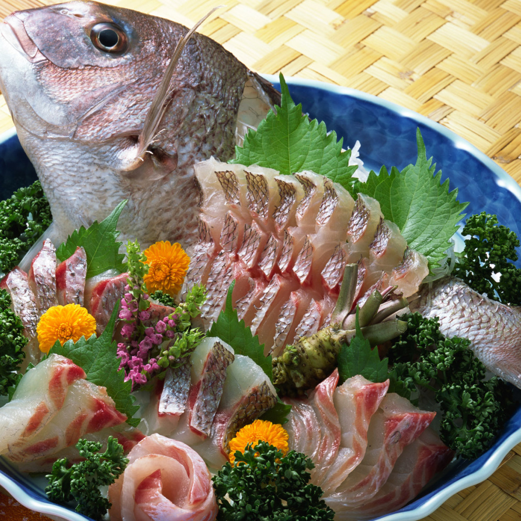 Красивое блюдо с рыбой