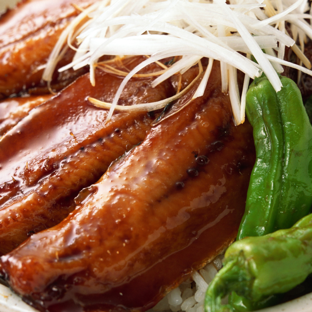 Рыба с рисом и фасолью