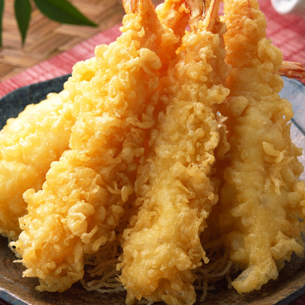 Обжаренные кусочки краба