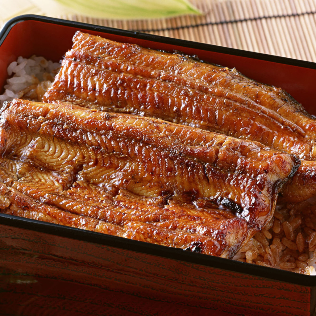 Жаренная рыба с рисом