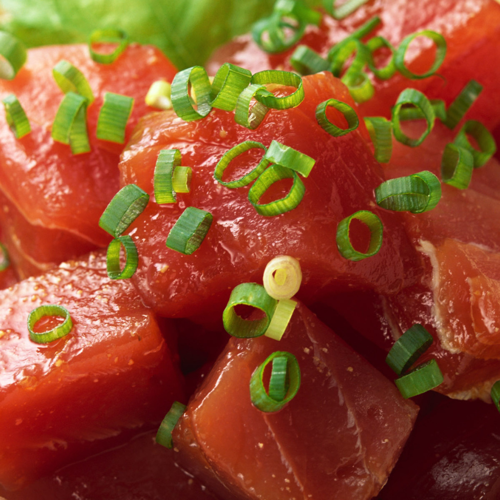 Кусочки мяса Красной рыбы