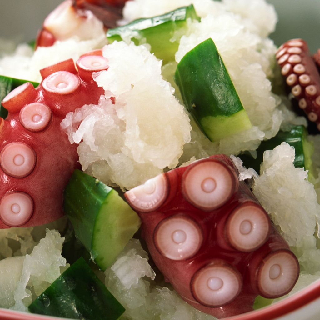 Щупальца осьминога с рисом