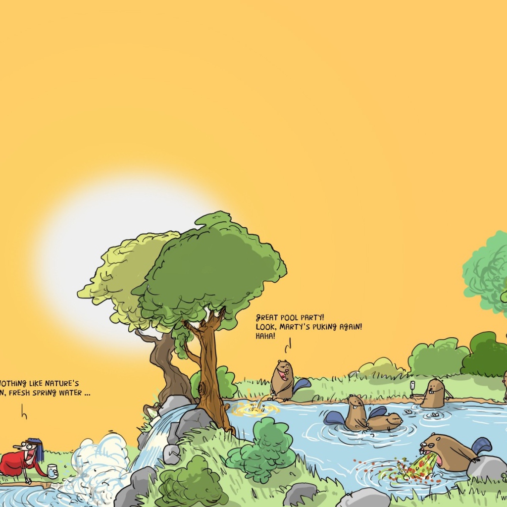 Бобры хулиганы