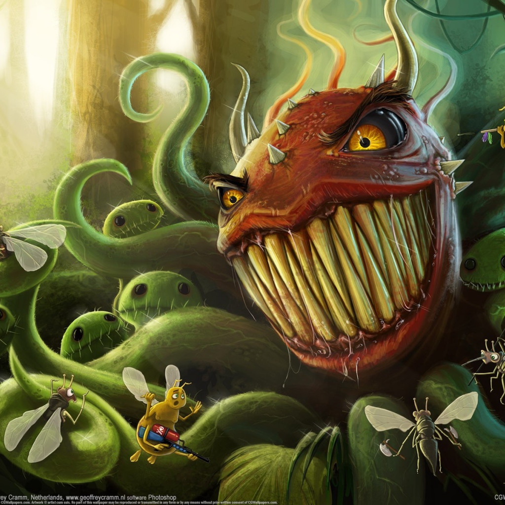 Насекомые против растений