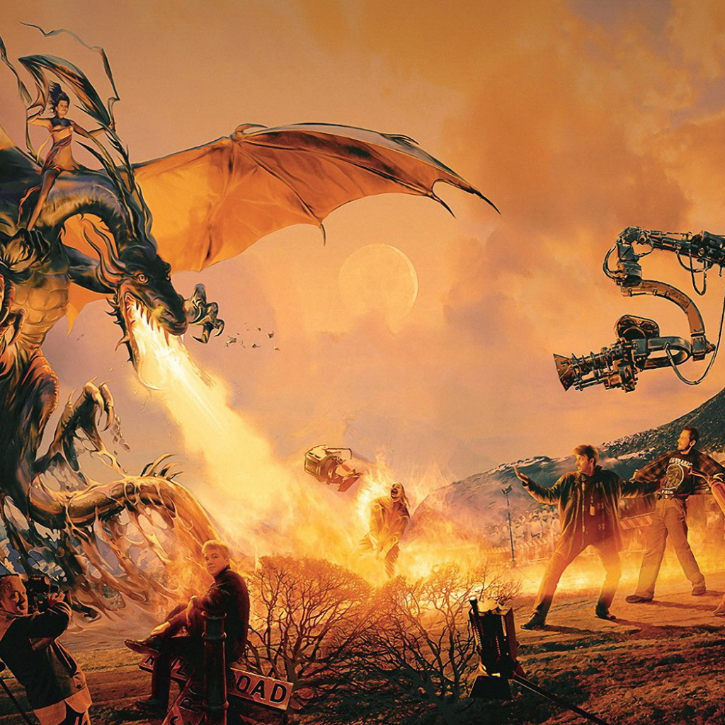 Съемка фантастического фильма