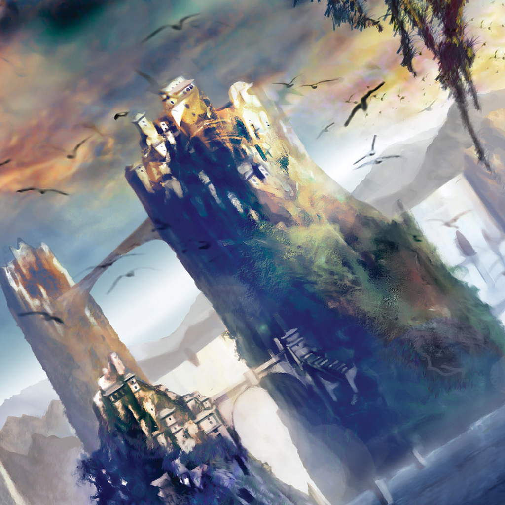 Замок и птицы