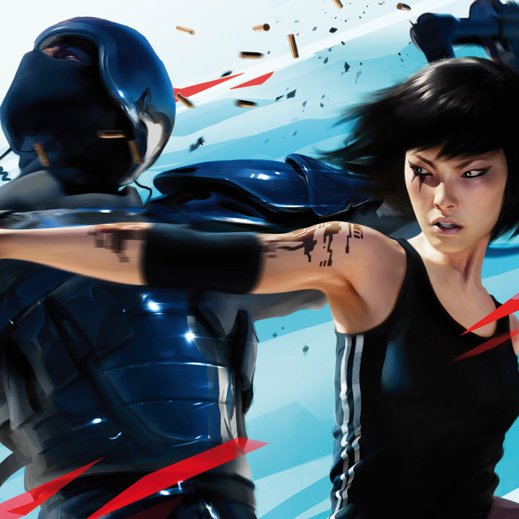 Mirrors Edge мощный удар