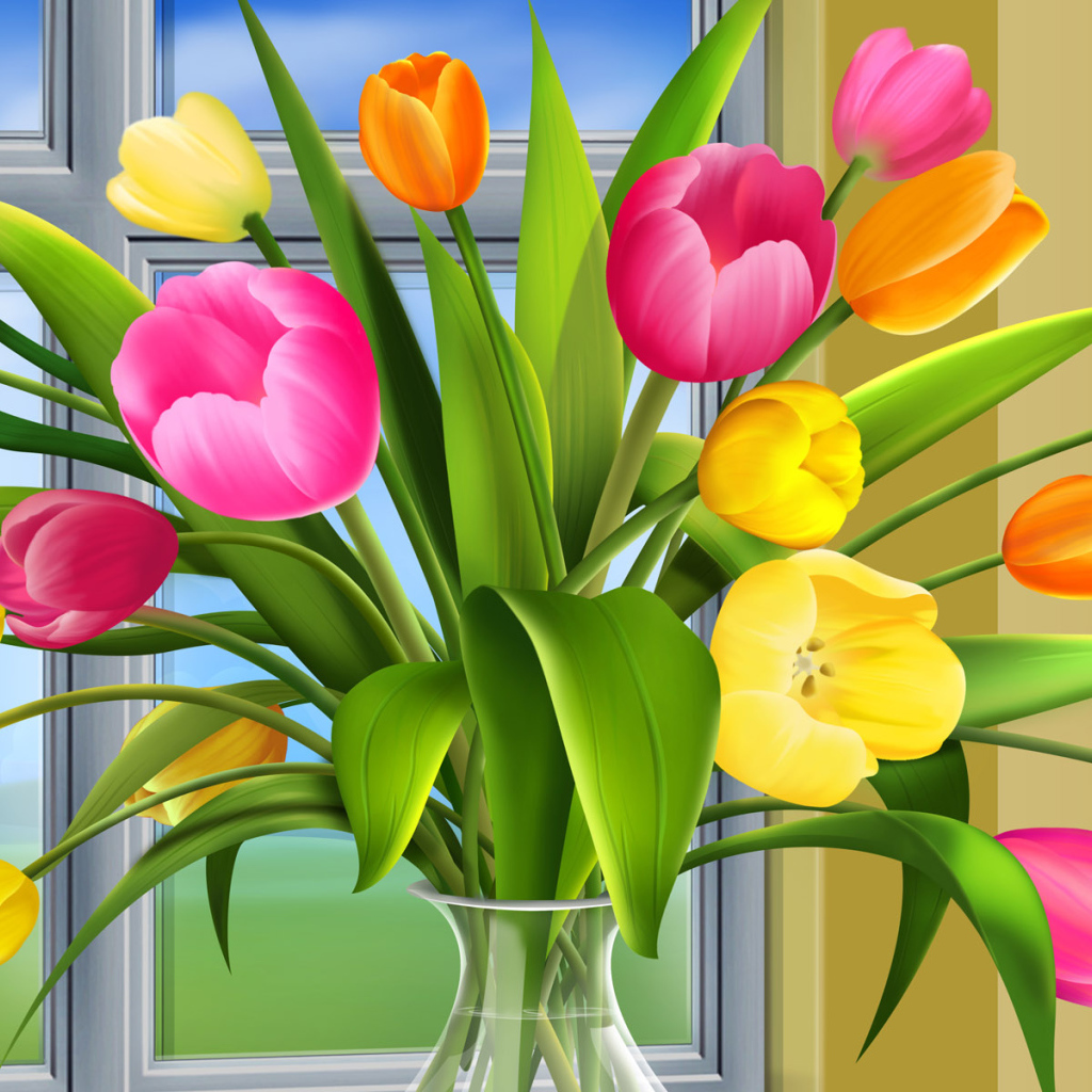 8 марта букет цветов