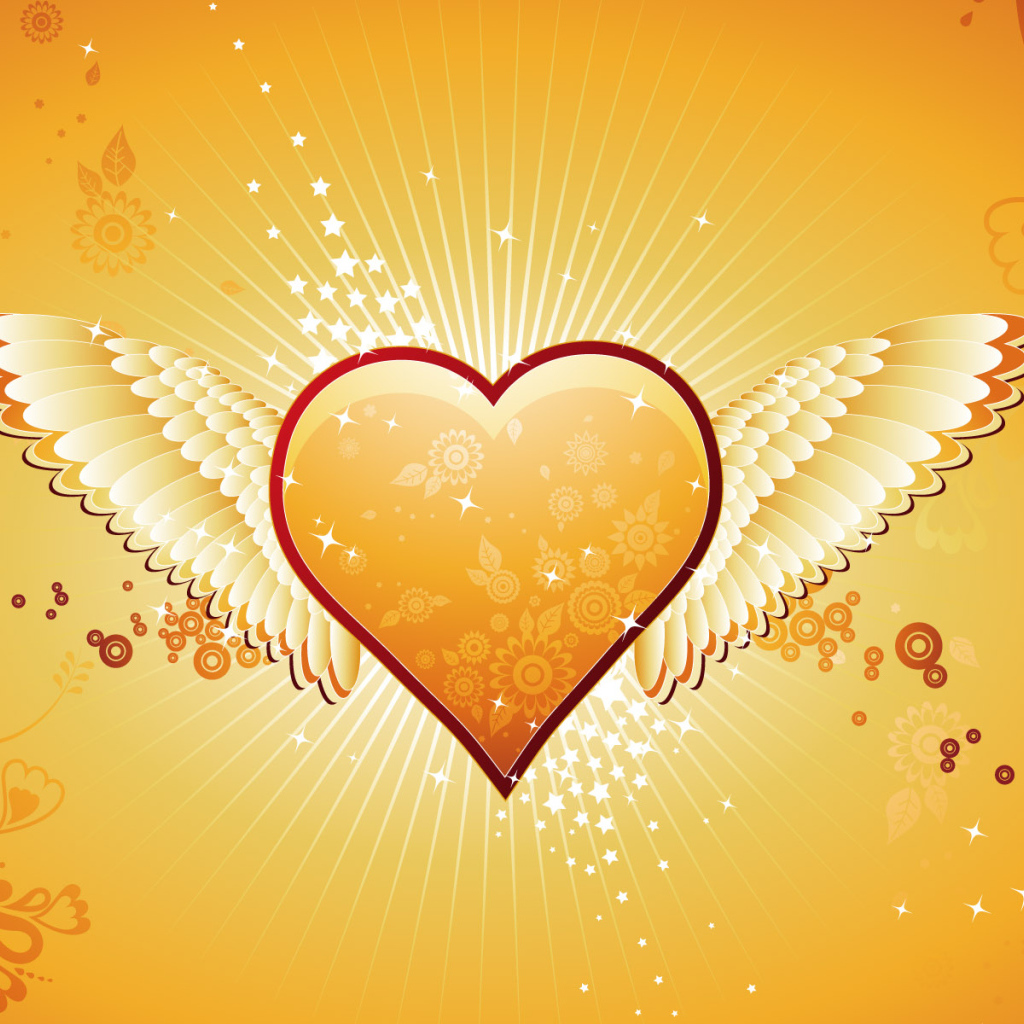 Ангельское сердечко в День Св. Валентина