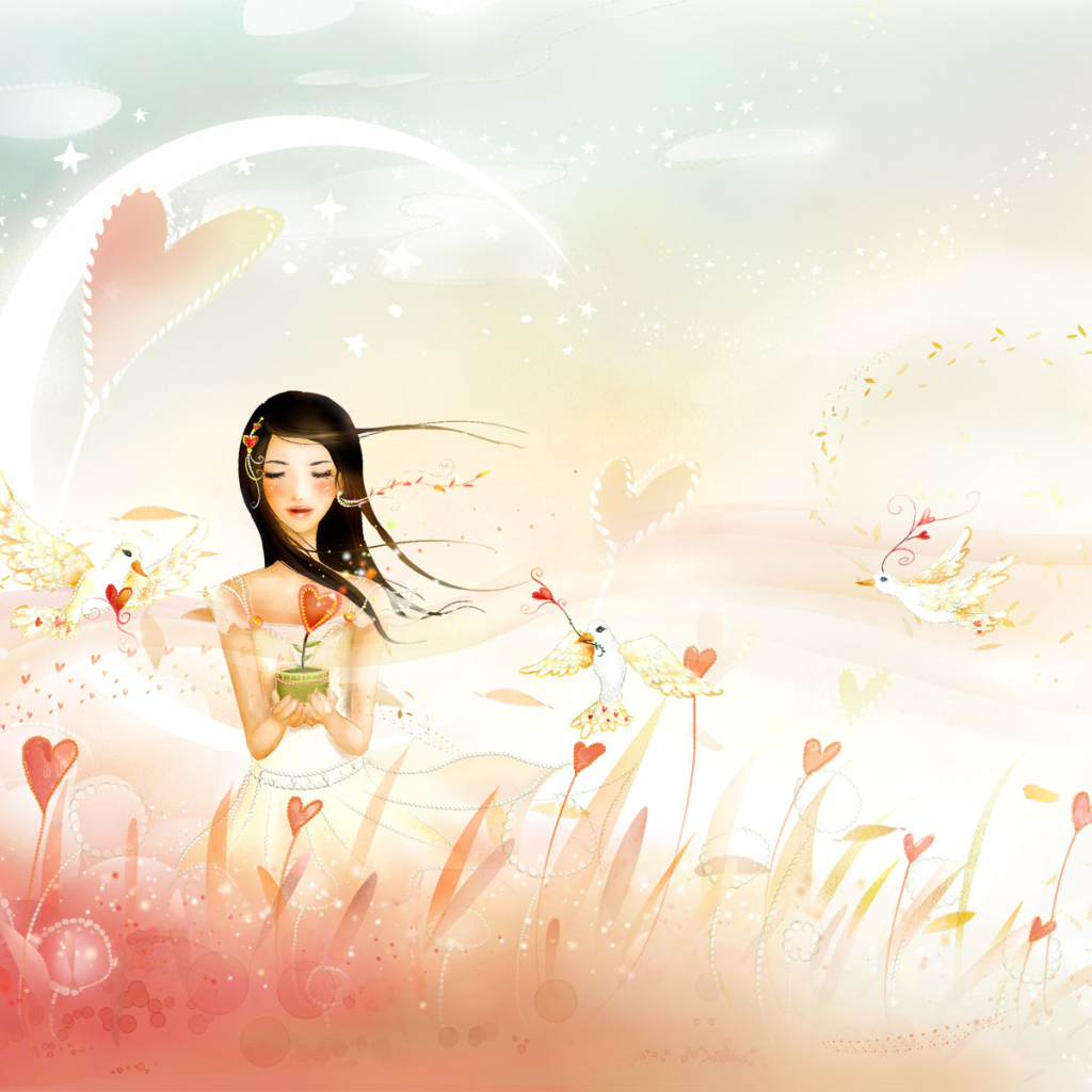 Красивая валентинка