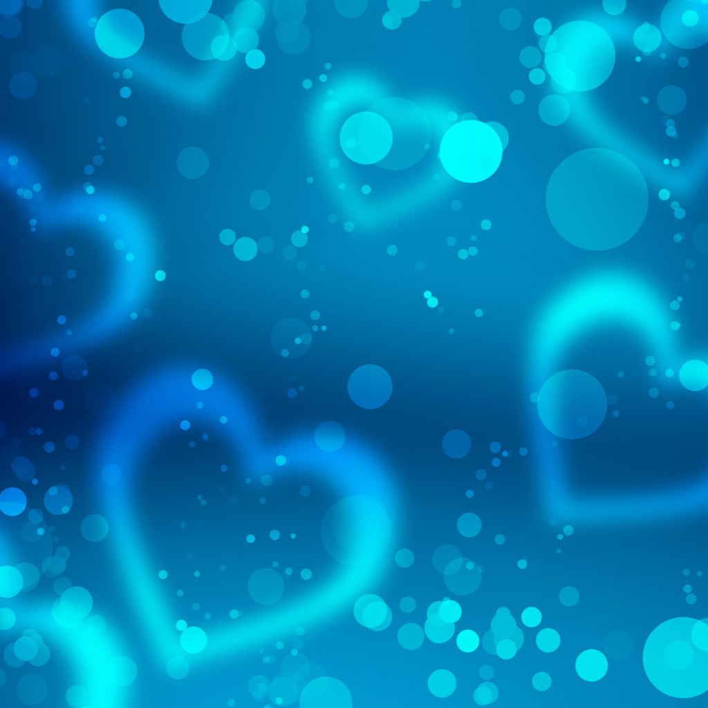 Голубые валентинки