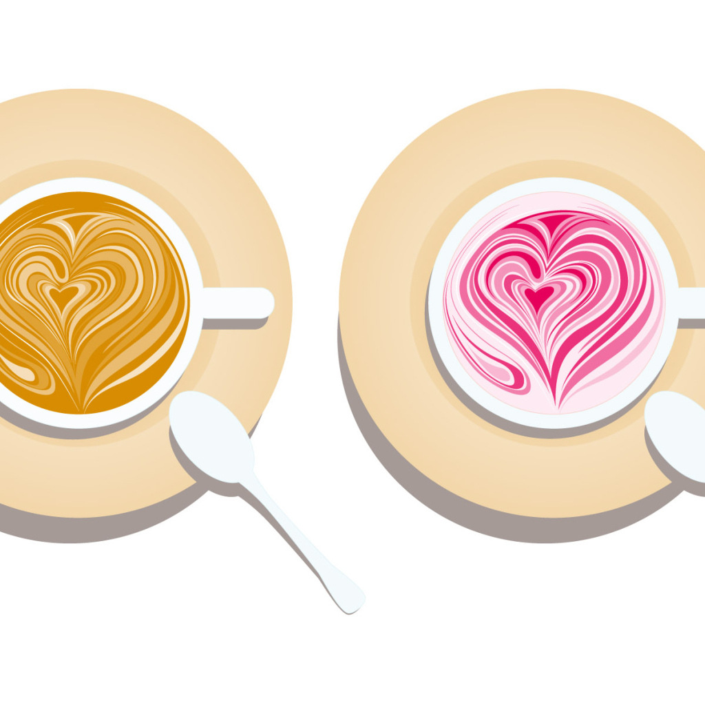 Кофейные сердечки