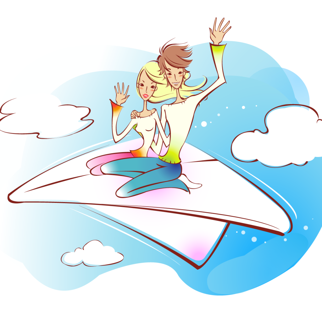 Полет на крыльях любви