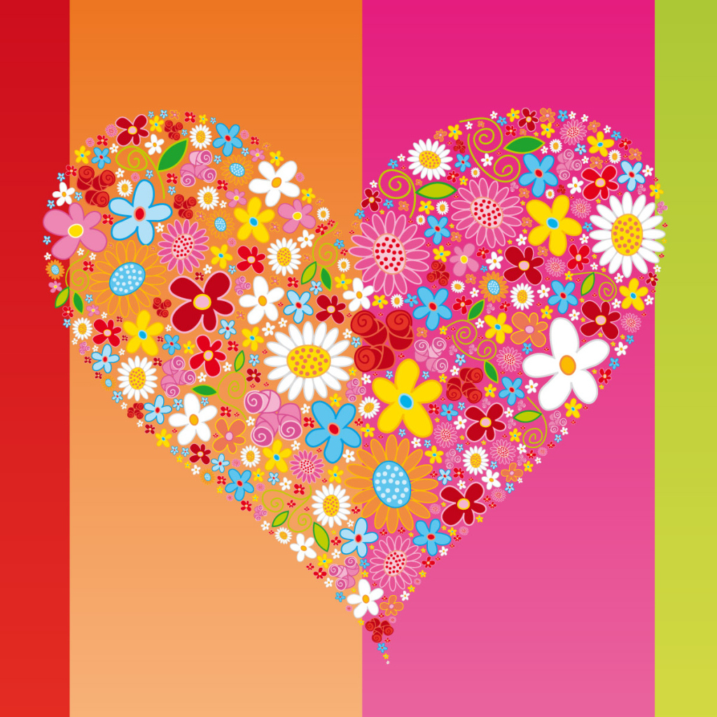 Сердечко хиппи на День Св. Валентина